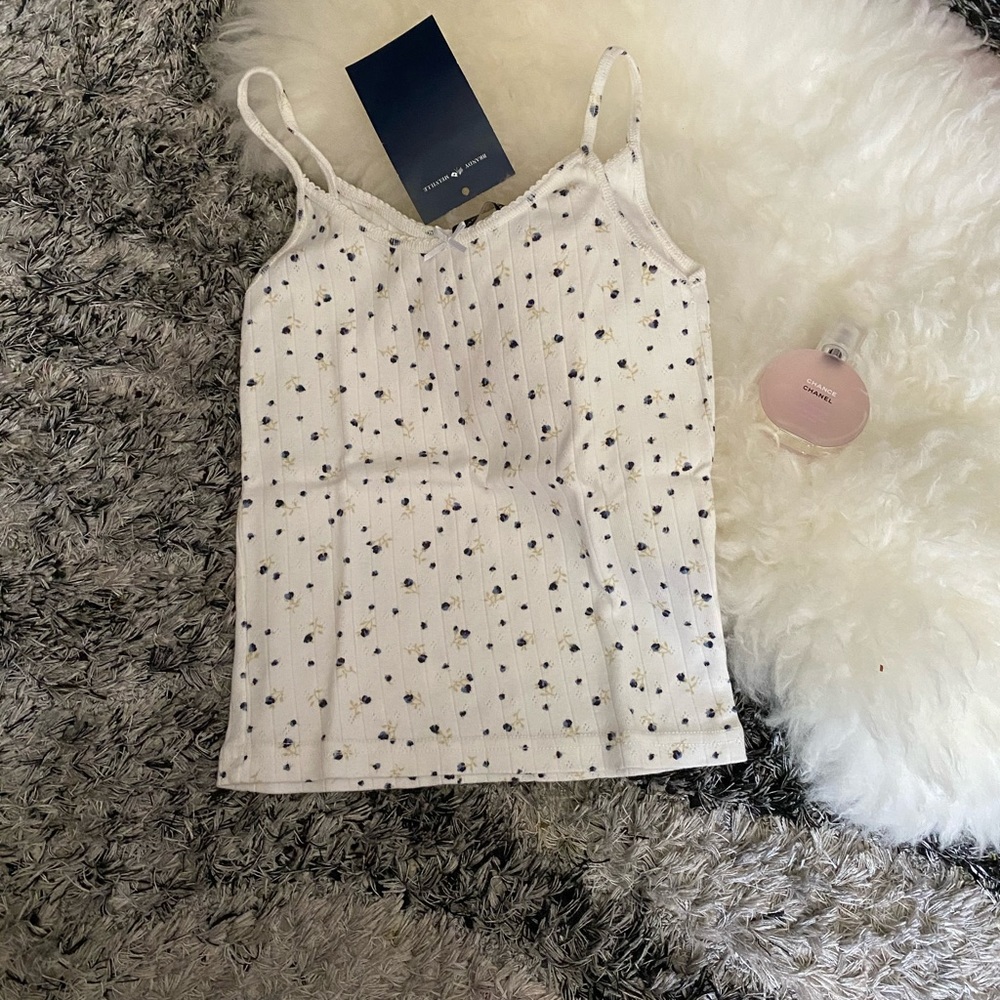Brandy Melville Floral Tank